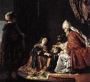 Hannah Giving Her Son Samuel to the Priest ar VICTORS, Jan